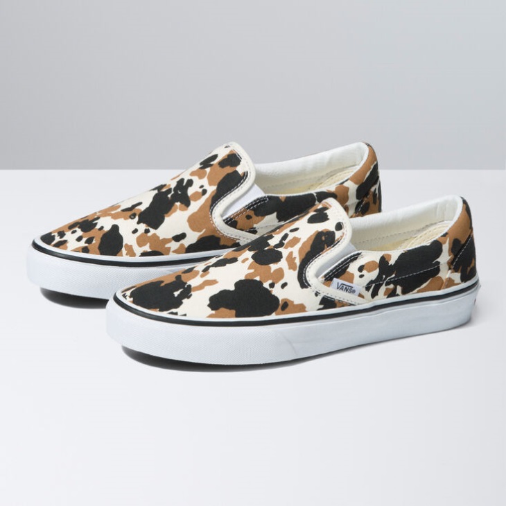 Vans Vache Multi Couleur Classique Slip-on Vache Multi Couleur