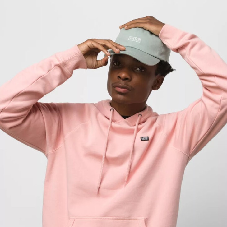 Vans Bec Courbé Jockey Chapeau Vert Milieu