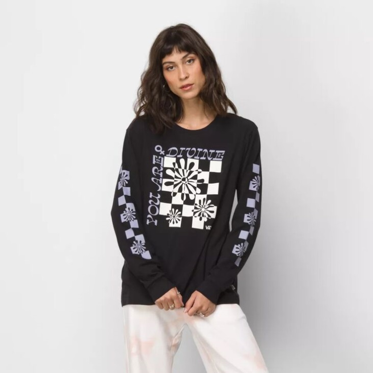 Vans Divine Energy T-shirt Manches Longues Noir