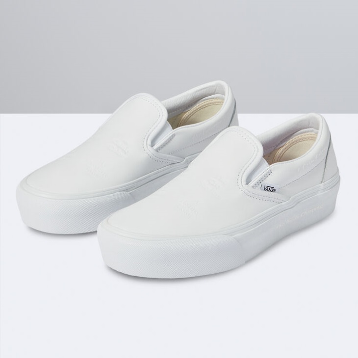Vans Diy Classic Slip-on Platform True White
