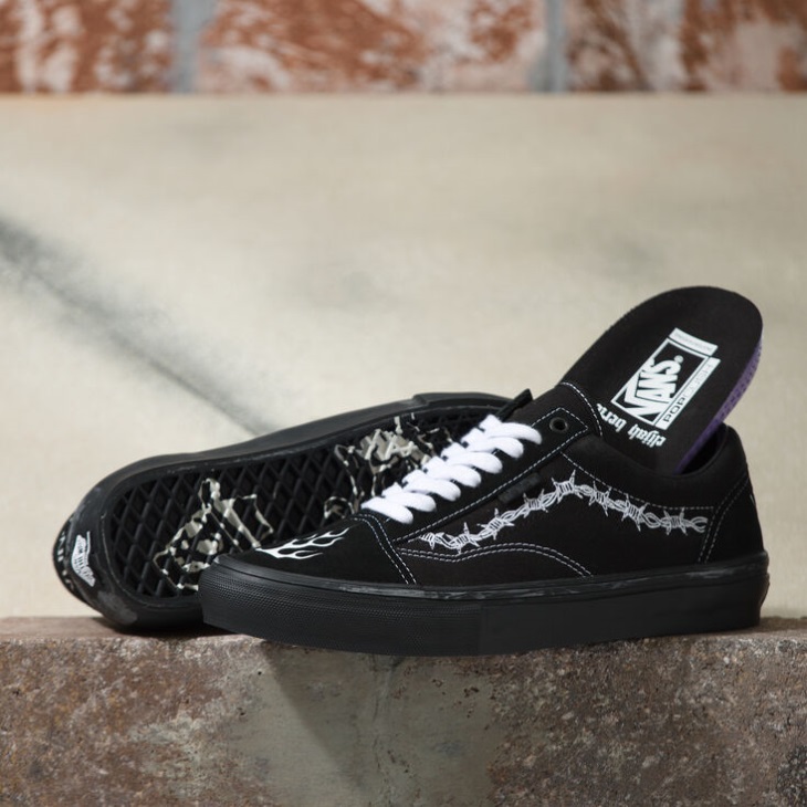 Vans Elijah Berle Skate Old Skool Noir-noir-blanc