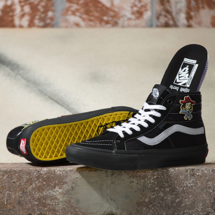 Vans Elijah Berle Skate Sk8-hi Decon Elijah Berle Noir-noir