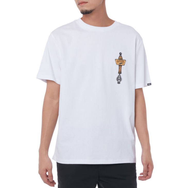 Tee Shirt Vans Fill Up Glass Blanc