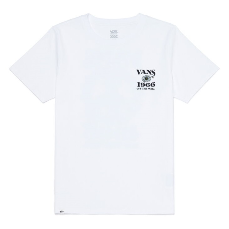 Vans S'épanouir La Paix T-shirt Blanc