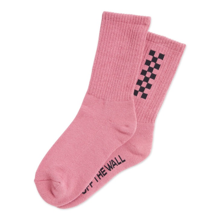 Vans Girl Gang Crew Chaussettes (taille 6,5-10 1 Pack) Déco Rose