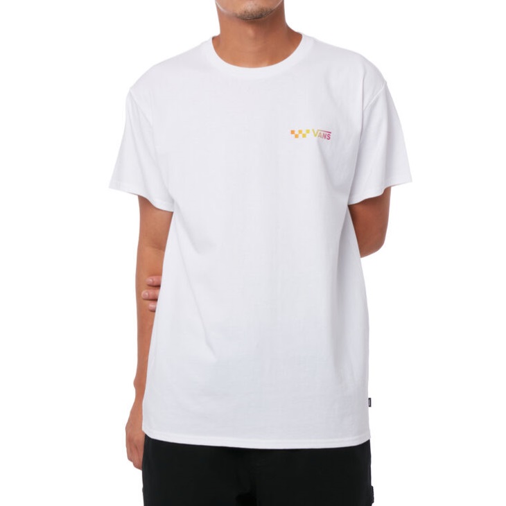 T-shirt Vans Grind Edge Blanc