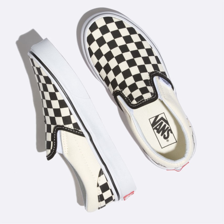 Vans Kids Classic Slip-on Noir-blanc