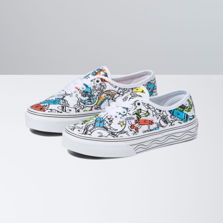 Vans Kids Crayola Authentique Bricolage-croquis à Votre Façon