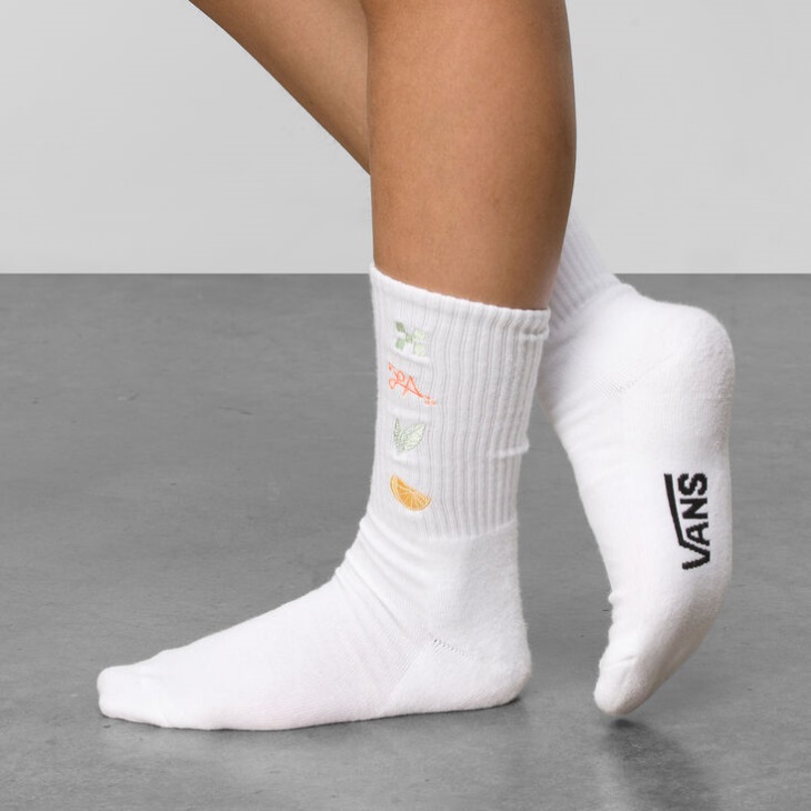 Vans Lizzie Armanto Crew Chaussette Blanc