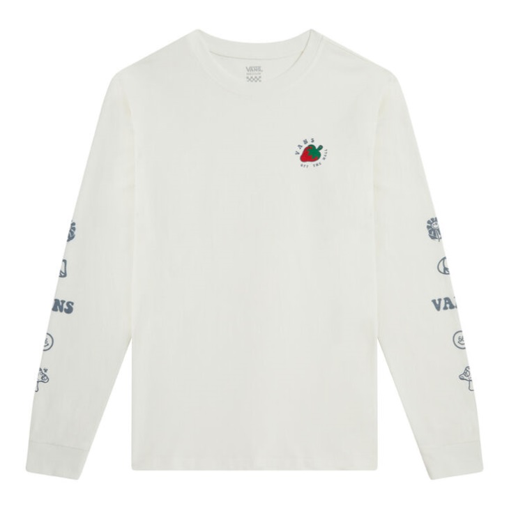 Vans Mellifluus T-shirt Manche Longue Guimauve