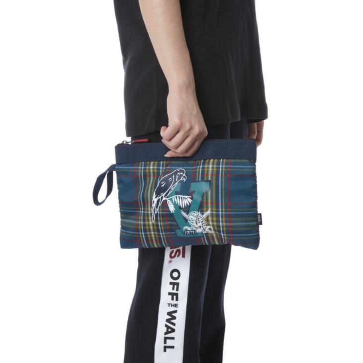 Vans My Genre Plaid Pochette Robe Blues Plaid