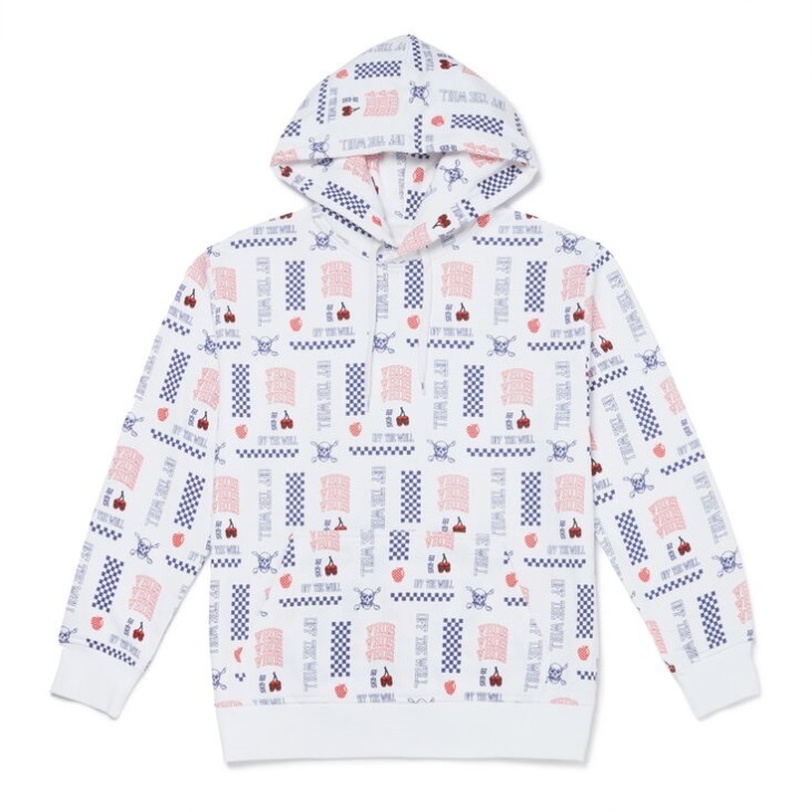 Vans New Varsity Sweat à Capuche Blanc Scramble