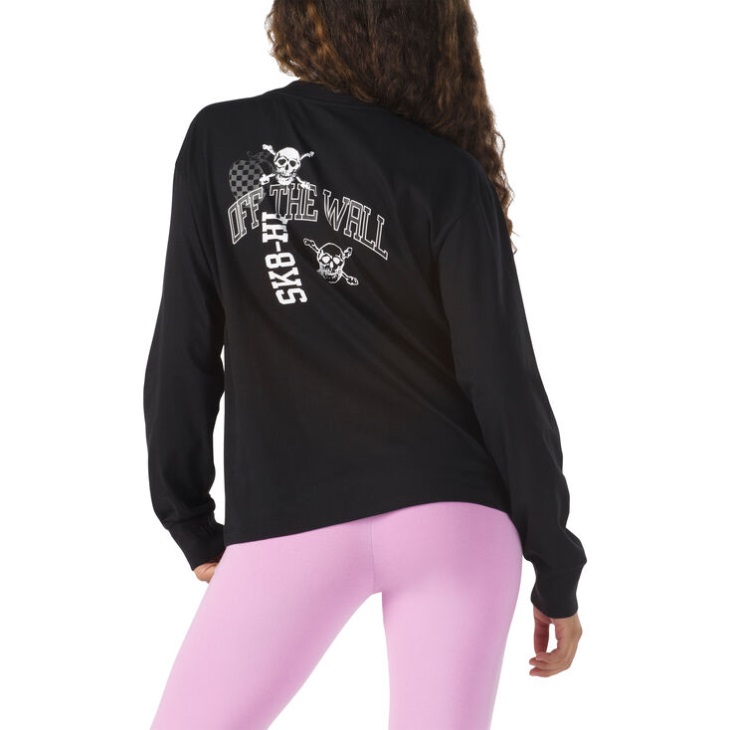 Vans New Varsity Manche Longue Noir Femme