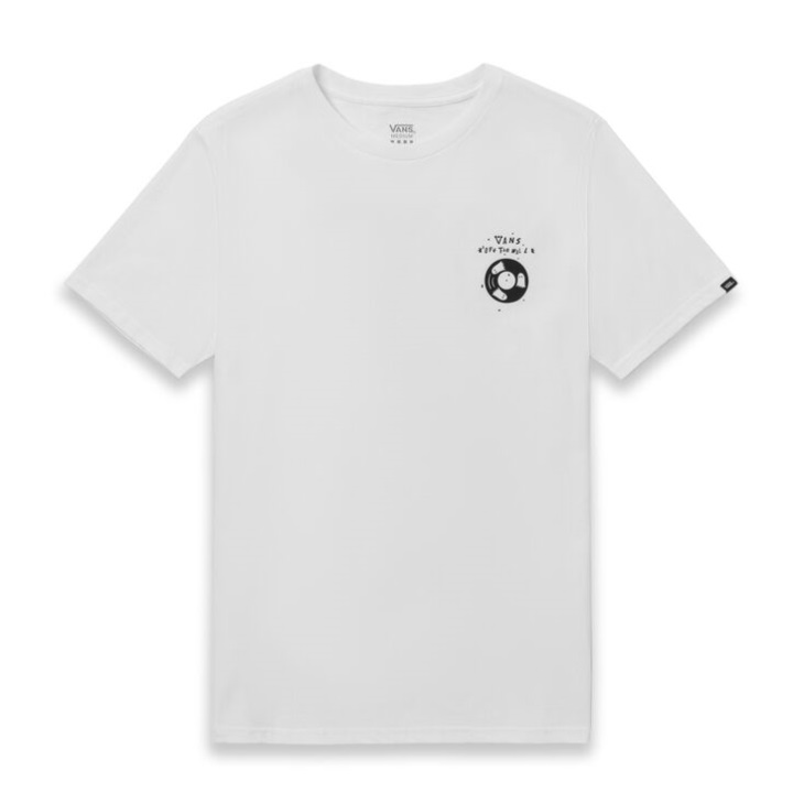 Tee Shirt Vans Otw Art Collection 275c Blanc