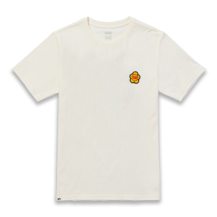 Vans Otw Art Collection T-shirt Mooncasket Marshmallow Femme