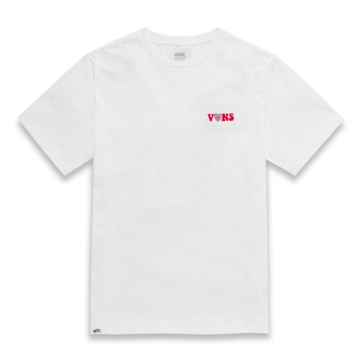 Vans Otw Art Collection T-shirt Mooncasket Blanc Femme