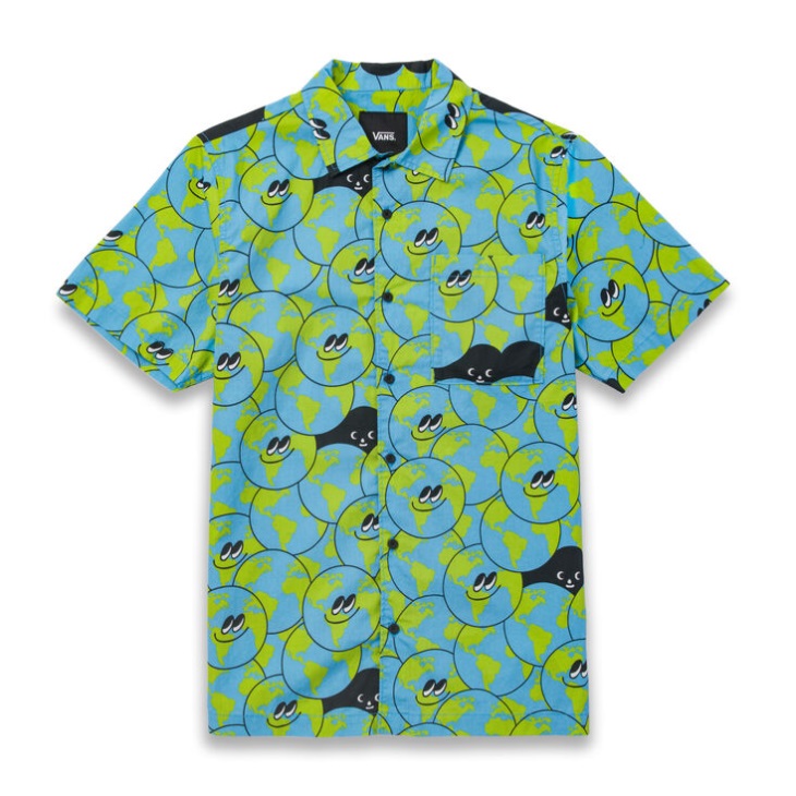 Vans Otw Art Collection Chemise Courte Tyakasha Imprimé Tyakasha