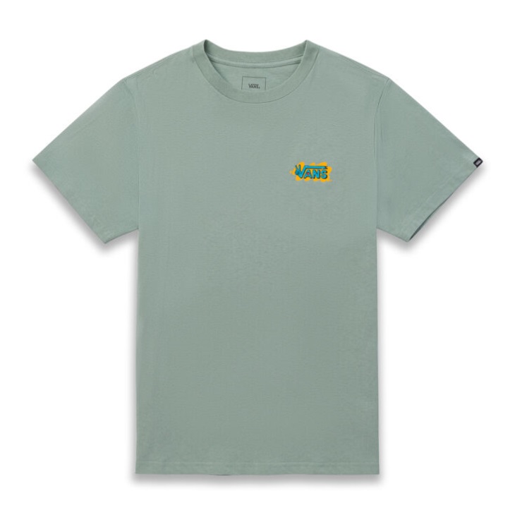 Vans Otw Art Collection T-shirt Woodsme Vert Milieu