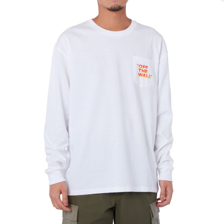 Vans Off The Wall Classic Flare Manches Longues Asia Fit Blanc