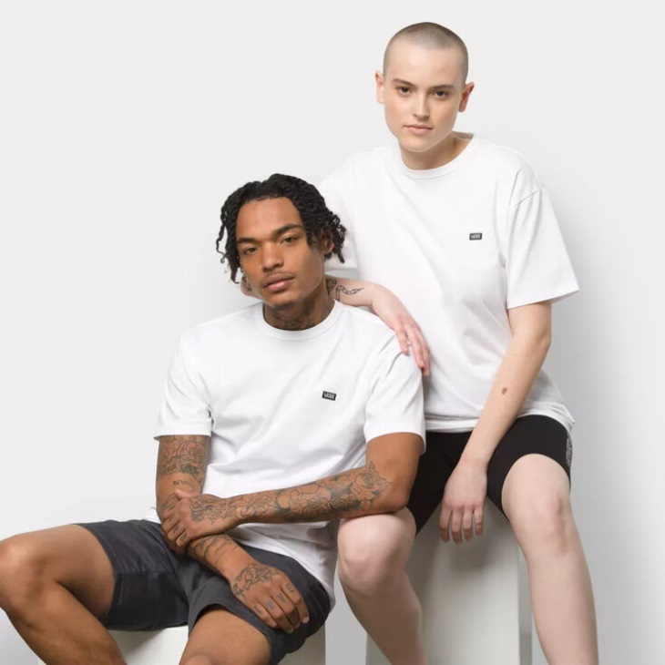 Vans Off The Wall T-shirt Classique Blanc Homme