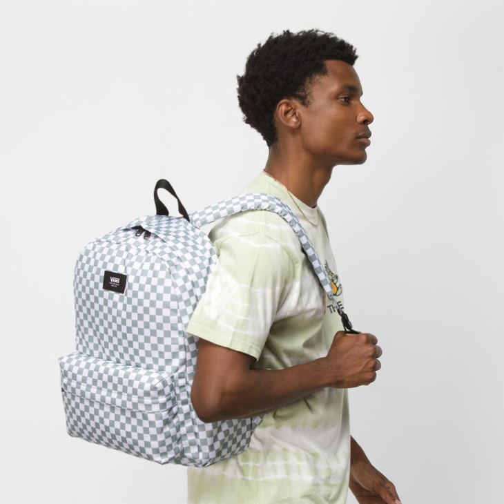 Vans Old Skool H2o Check Sac à Dos Vert Milieu Damier