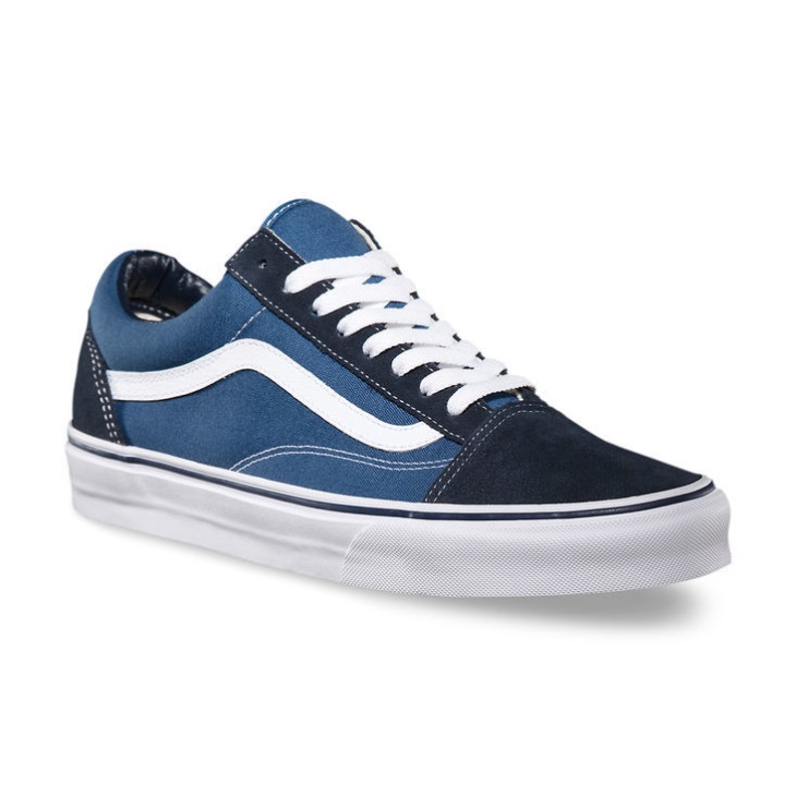 Vans Old Skool Hommes Bleu Marine