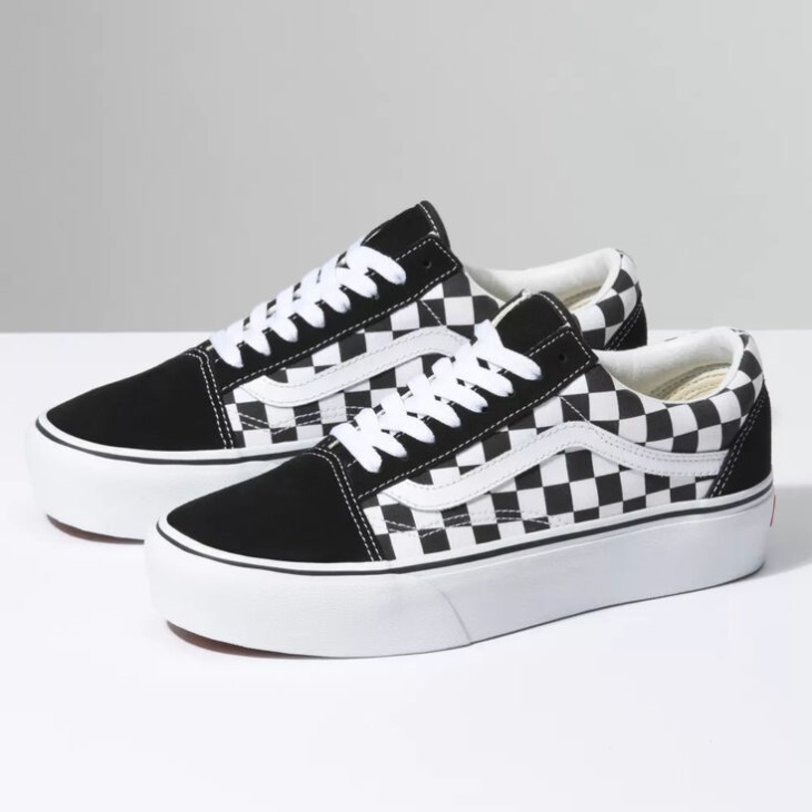 Vans Old Skool Plateforme Noir-true White
