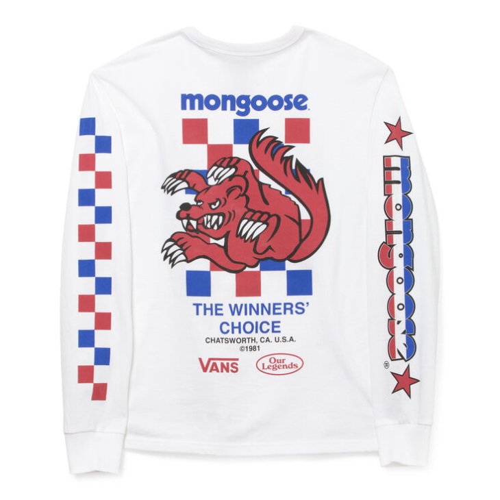 Vans Nos Légendes T-shirt Manches Longues Blanc