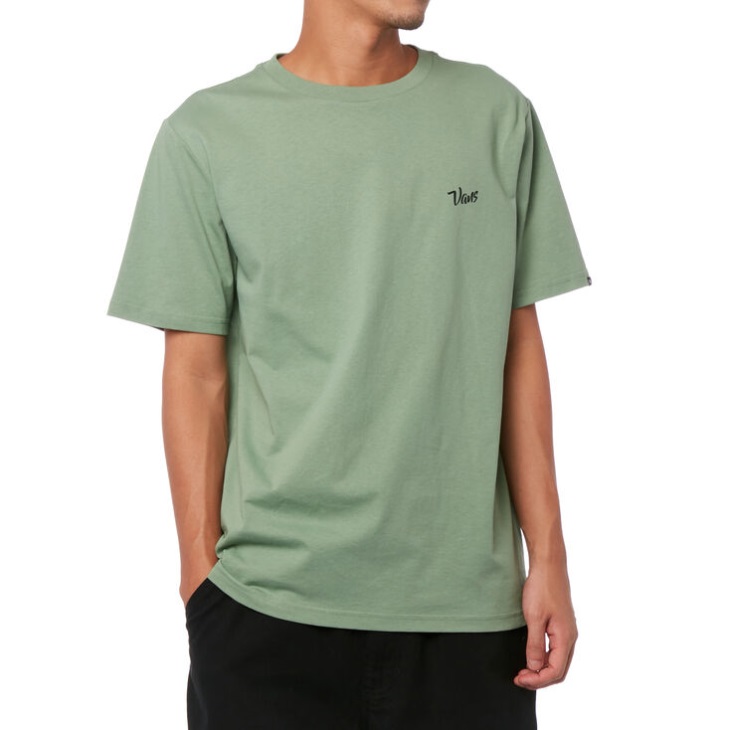 Vans T-shirt Paisley Check Vert Haie