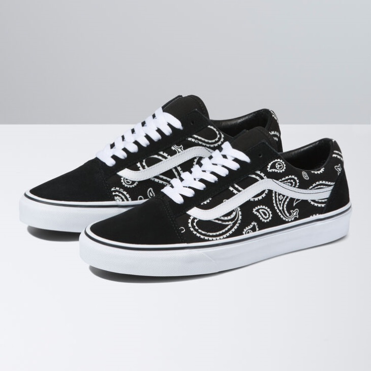 Vans Peace Paisley Old Skool Noir-vrai Blanc