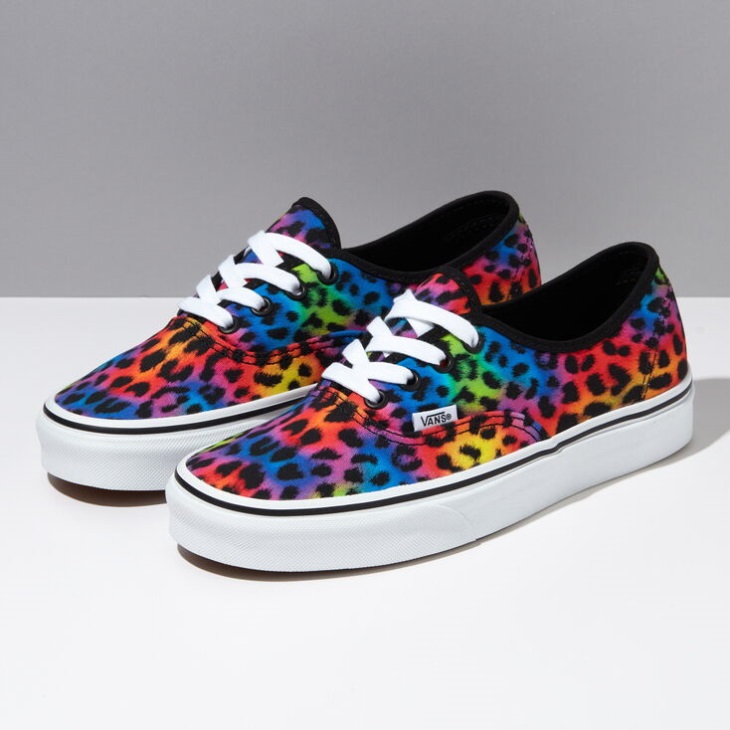 Vans Rainbow Spot Léopard Authentique Noir-true Blanc