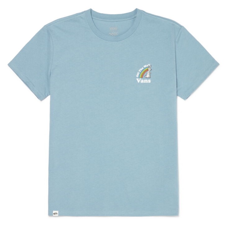 Vans Retro Groove Rabbit T-shirt Manches Courtes Ashley Bleu