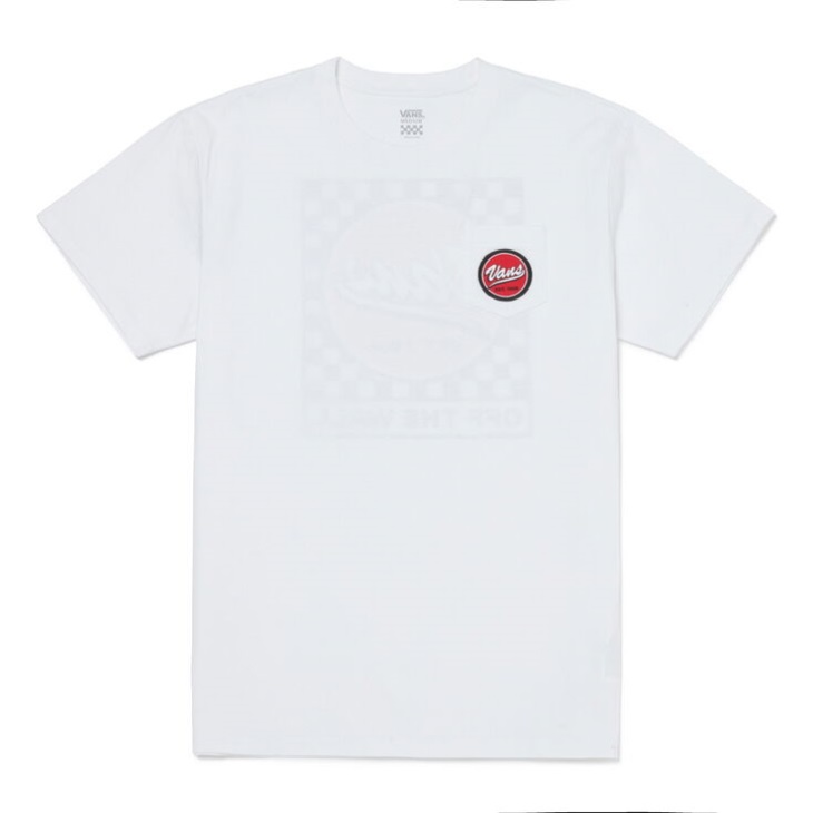 T-shirt Vans Retro Mix Blanc