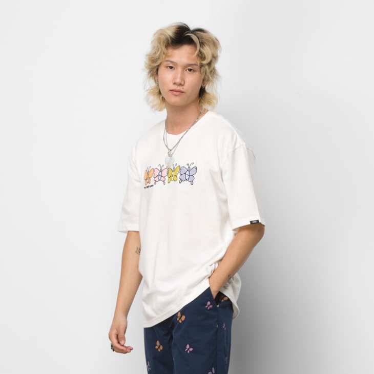 T-shirt Vans Sandy Liang Blanc Antique
