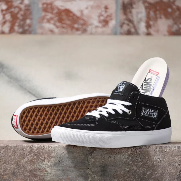 Vans Skate Half Cab Noir-blanc