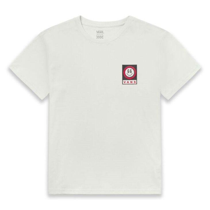 Vans Smile 66 T-shirt Guimauve