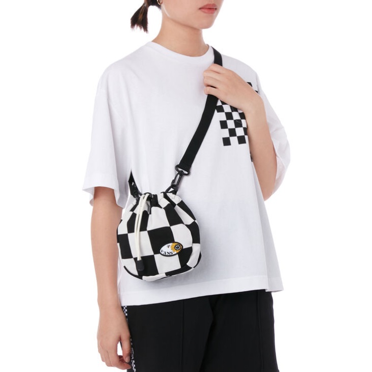 Vans Sac à Bandoulière à Carreaux Tournesol Marshmallow Damier