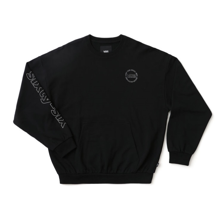 Vans Tape On Fleece Crew Noir