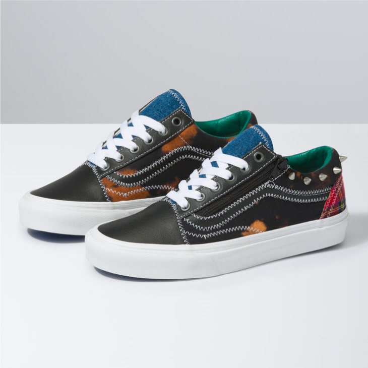 Vans Tartan Daze Old Skool Zip Teinture Multi-acide