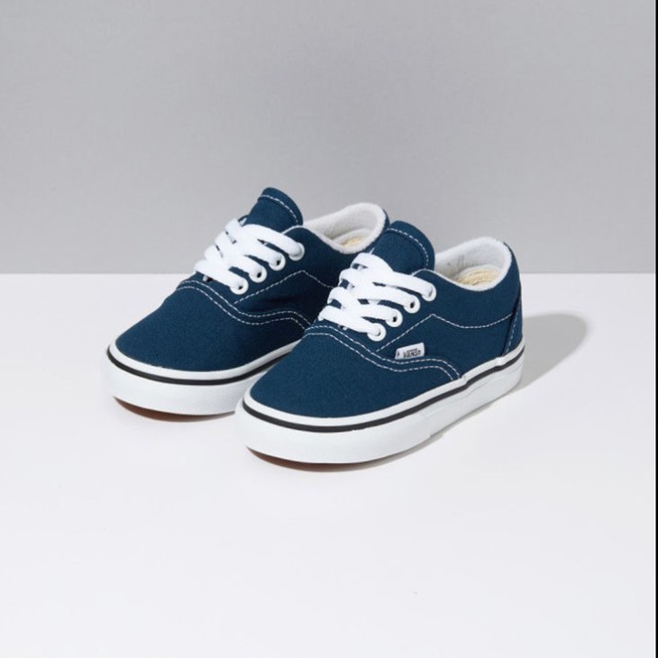 Vans Enfant En Bas âge ère Gibraltar Mer-vrai Blanc