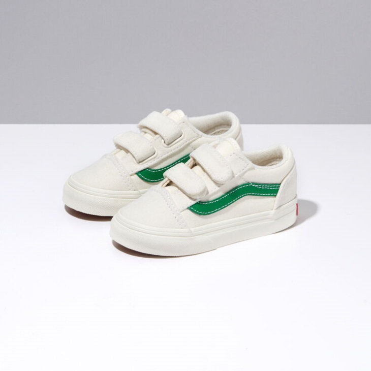 Vans Bambin Old Skool V Marshmallow-jolly Vert