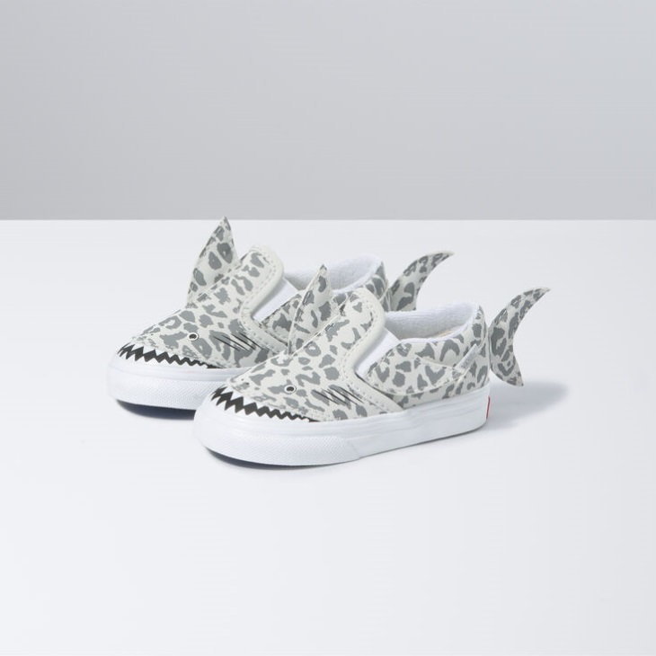 Vans Enfant Requin Slip-on V Requin Léopard