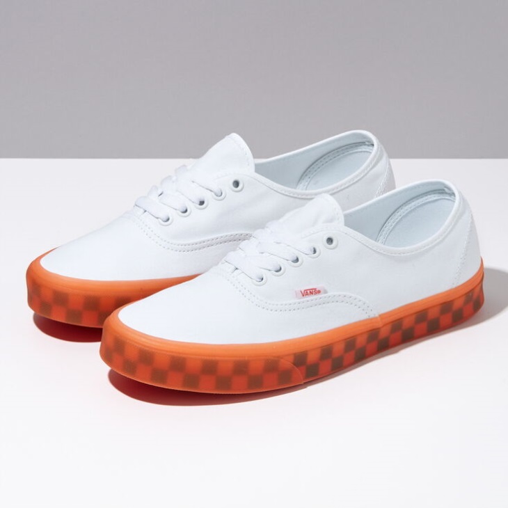 Vans Translucide Authentique True White-orange Sunrise