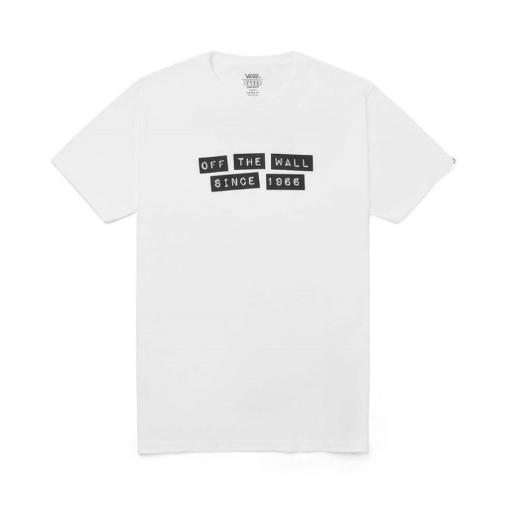 Tee Shirt Vans X Baker Blanc