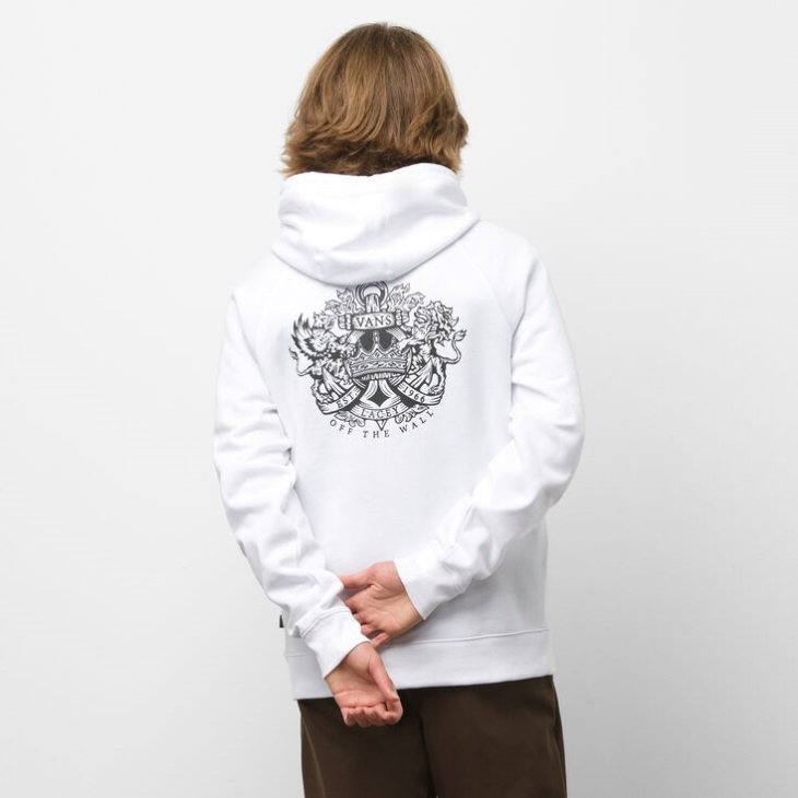 Vans X Dan Lacey Versa Sweat à Capuche Standard Blanc