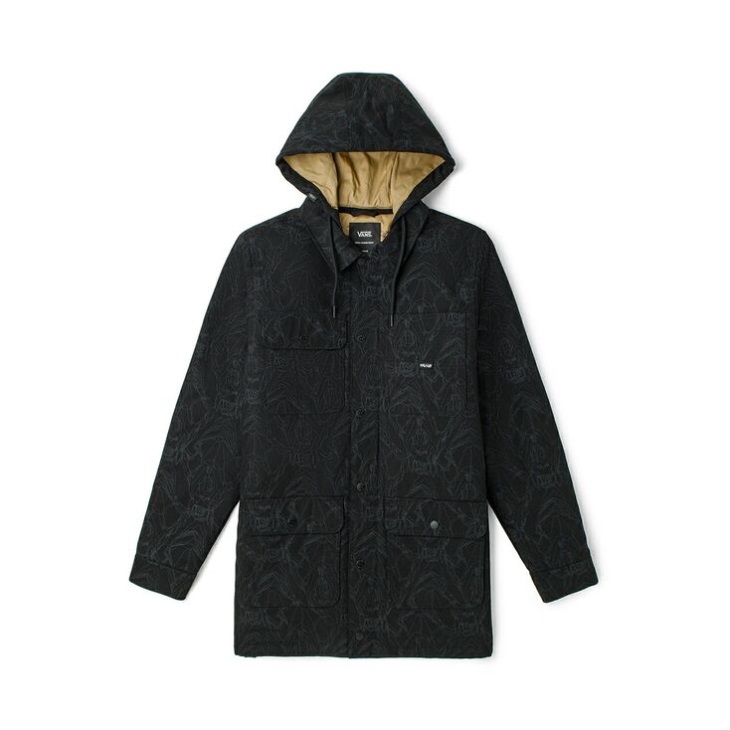 Vans X Huatunan Veste Year Of The Tiger Noir Imprimé Tête De Mort