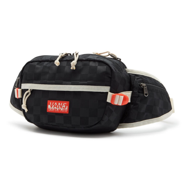 Vans X Napapijri Survey Sac à Bandoulière Carreaux Noirs