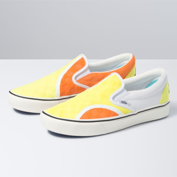 Vans X Penn Comfycush Slip-on Sm Jaune-orange