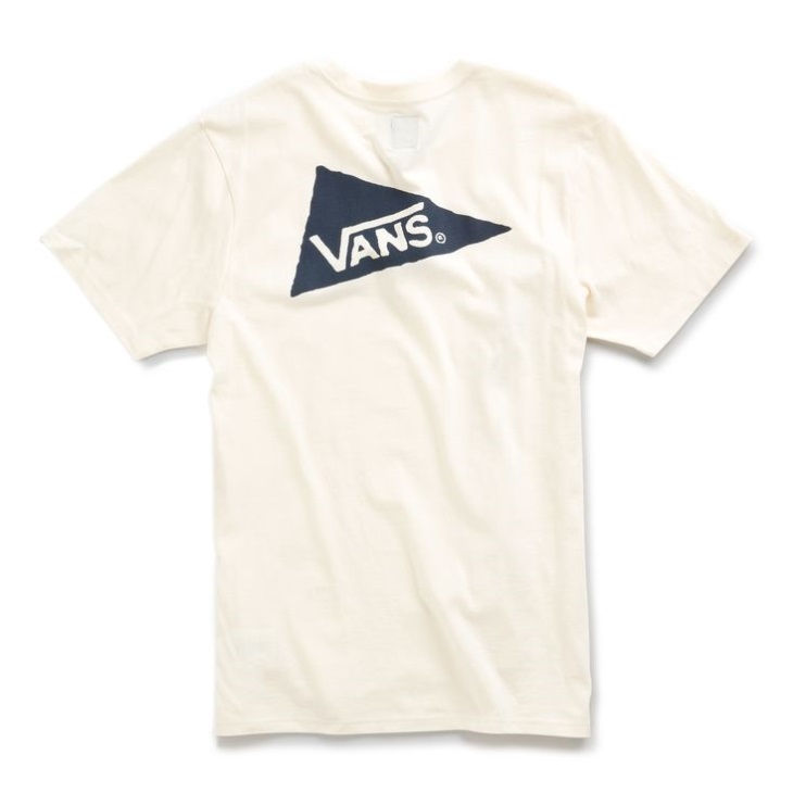 Vans X Pèlerin Surf Supply T-shirt Manches Courtes Blanc Antique
