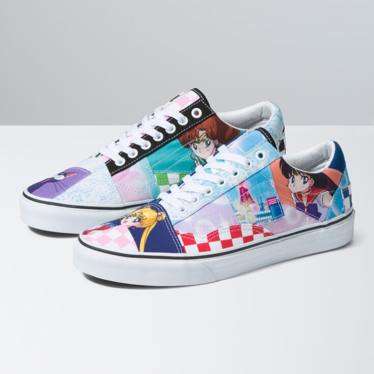 Vans X Sailor Moon Old Skool Patchwork Multi